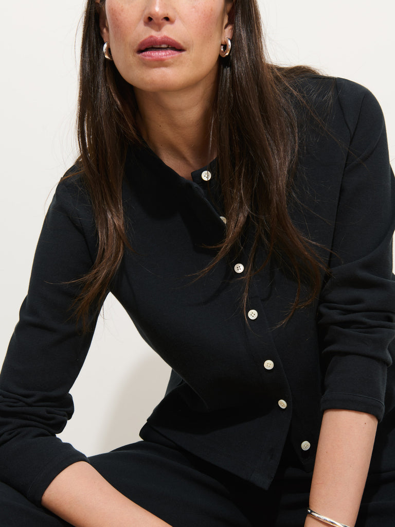 Coco Sport Cardigan – Black