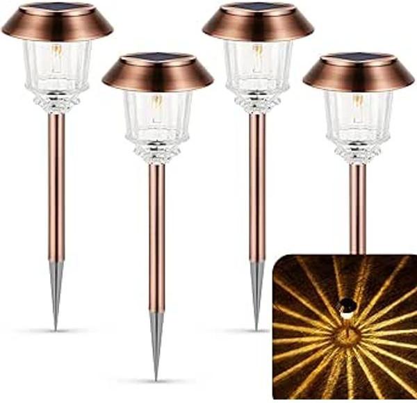 Xmcosy+ Solar Lights Outdoor Waterproof
